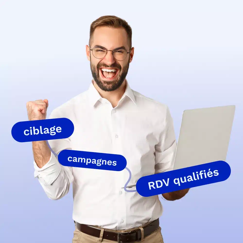 Couverture du service de prospection digitale par Experteasy.