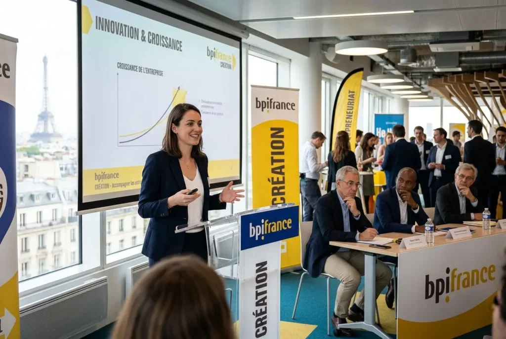 Conférence Bpifrance sur la création d'entreprise